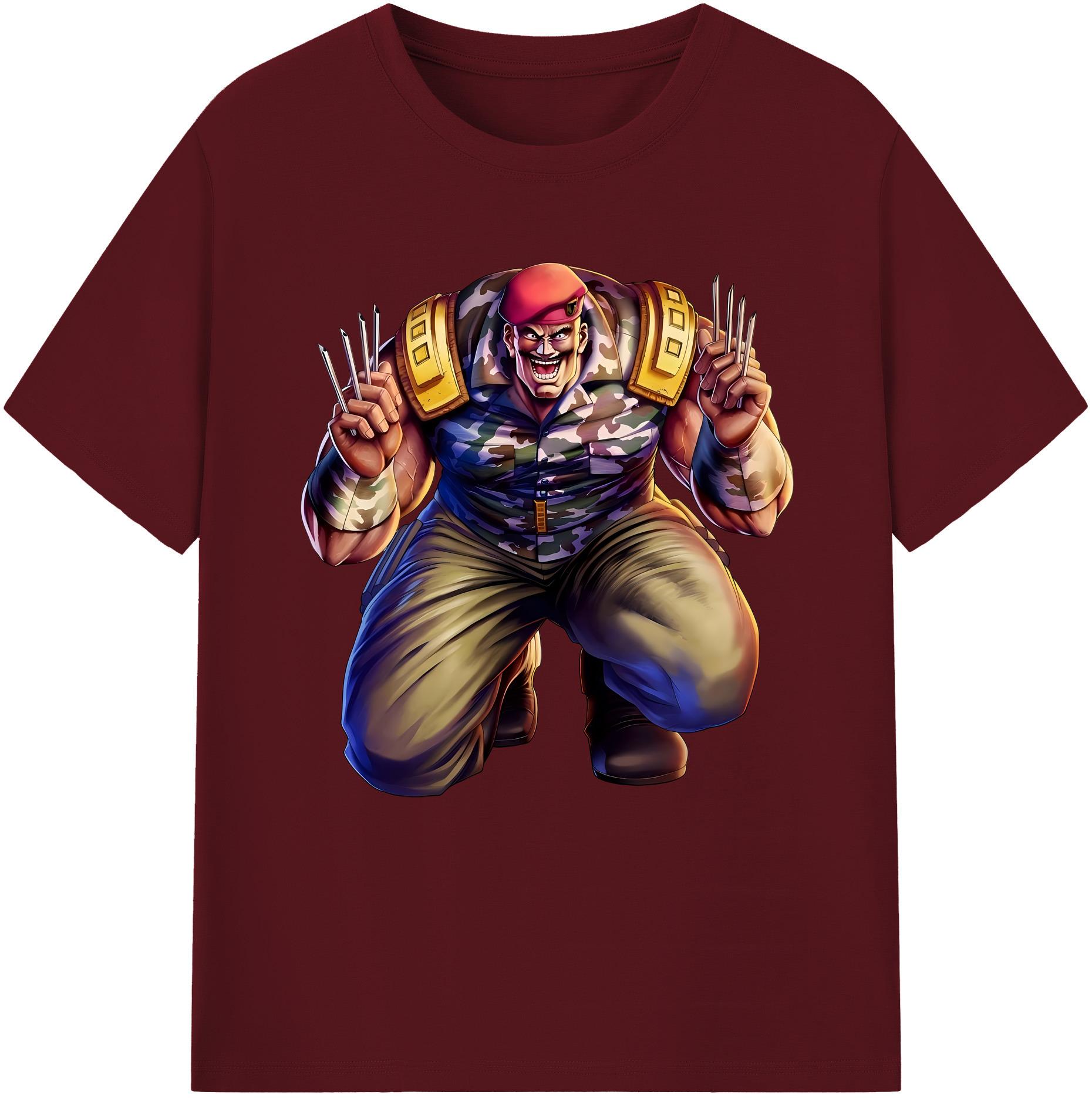 （画像用） 北斗の拳 Fist of the North Star 綿100％半袖Tシャツ（フロントプリント）